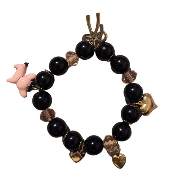 Betsey Johnson Pig Bracelet - Picture 2 of 4